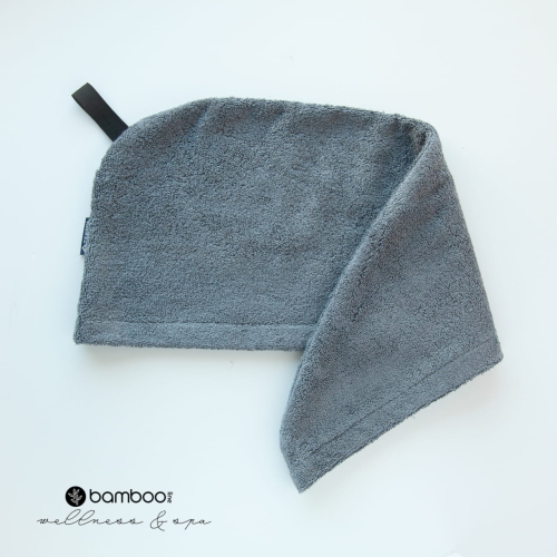 Turban-bambusowy-na-głowę-Uniwersalny-Szary-lekki- delikatny-białe-tło-i-logo-bamboline.jpg